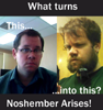 No shave November's Noshember Beard Boss Says: noshember arises first day